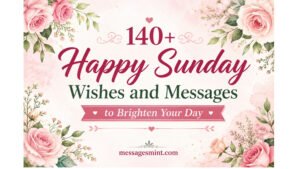 140+ Happy Sunday wishes and messages