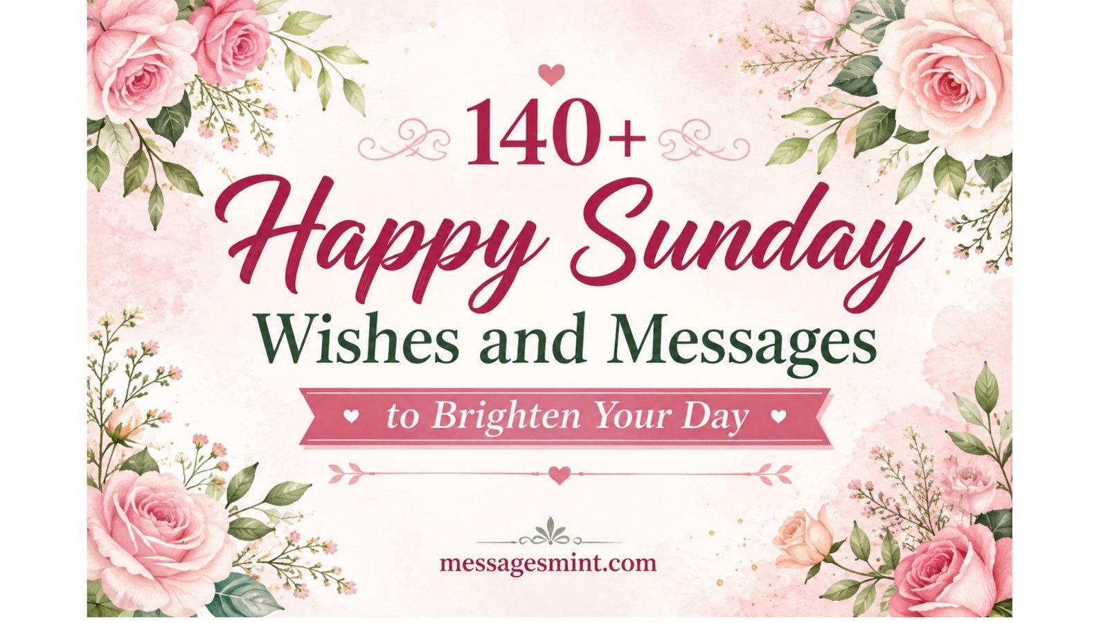 140+ Happy Sunday wishes and messages