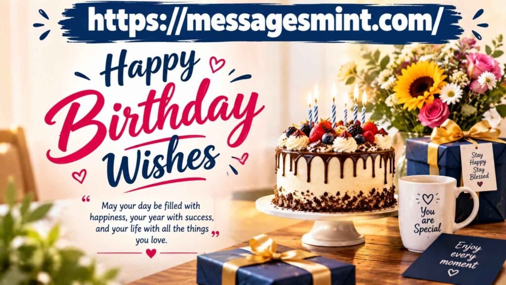 Happy Birthday Wishes for a special celebration