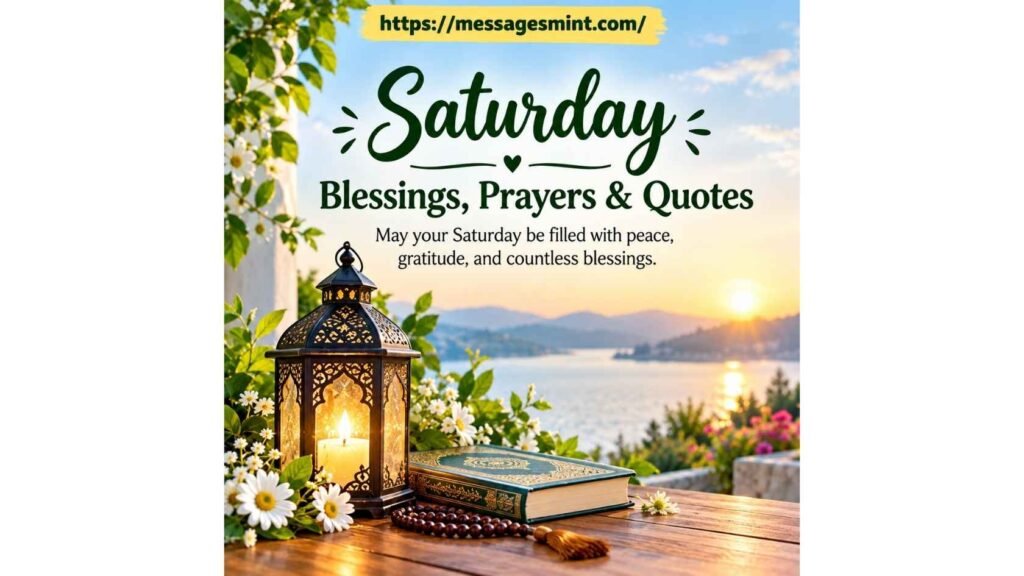 Saturday Blessings, Prayers & Quotes for a peaceful weekend.